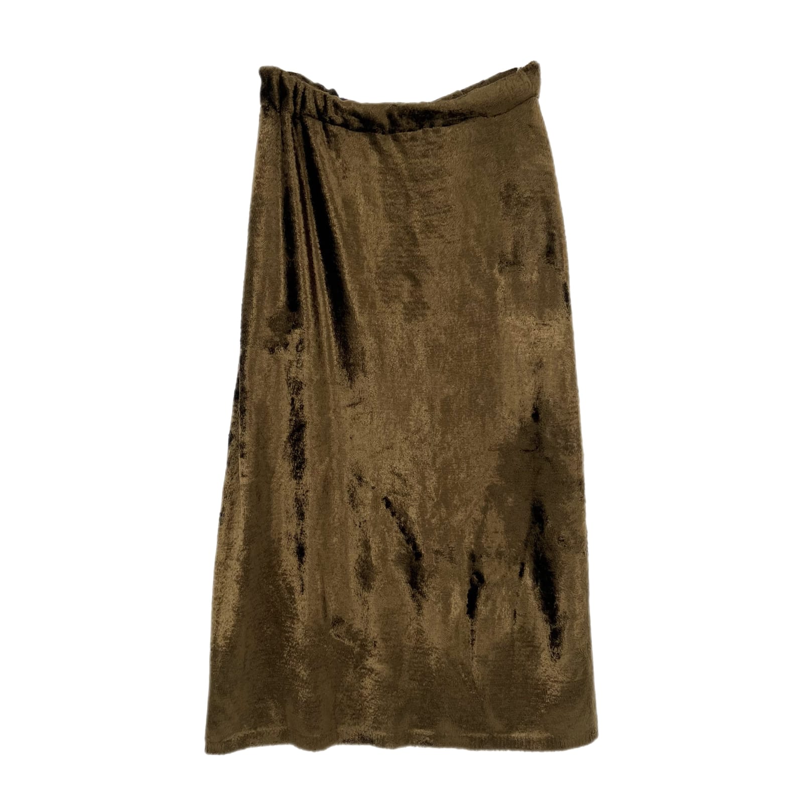 Vince Green Elastic Waist Midi Skirt