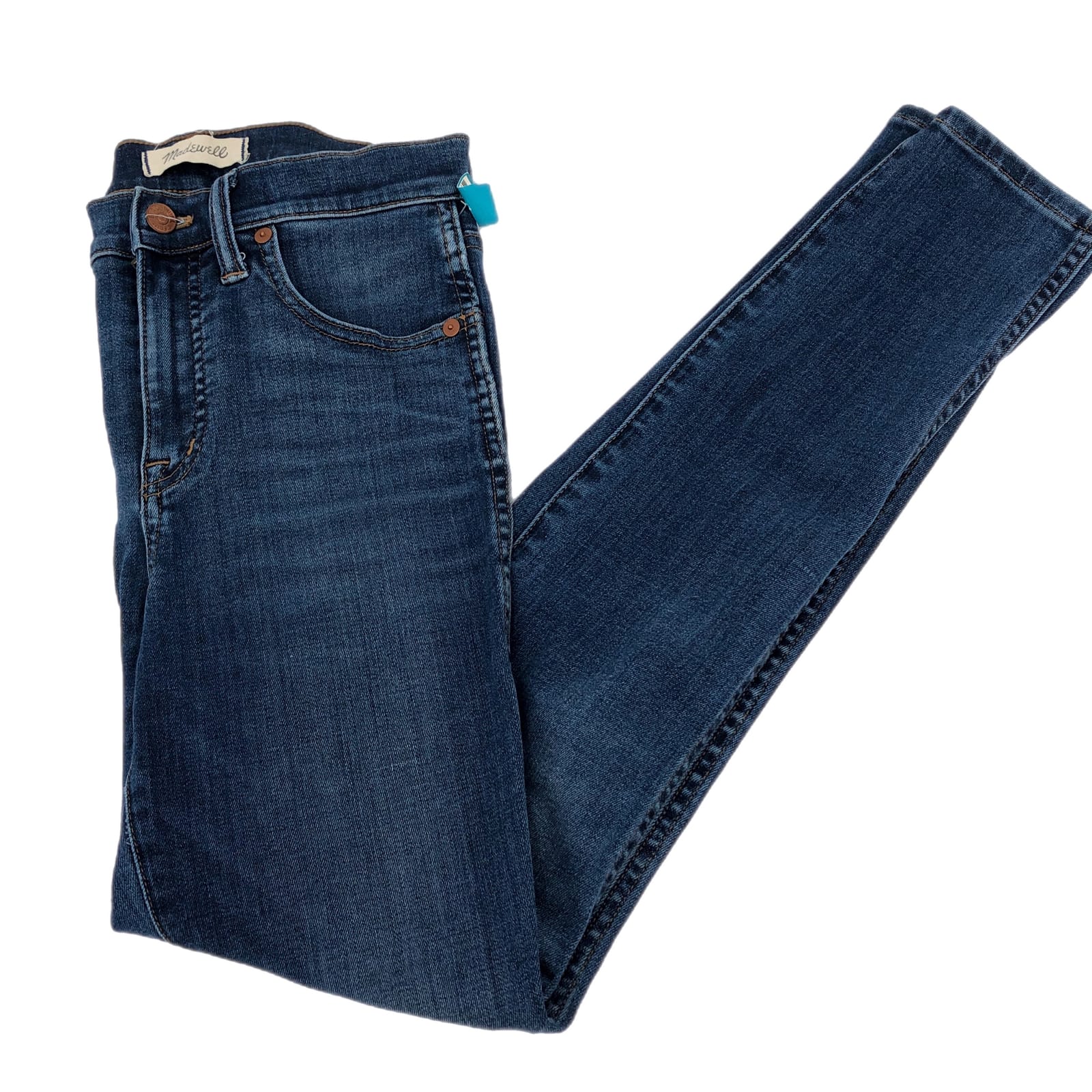 Madewell Blue High-Rise Skinny Jeans