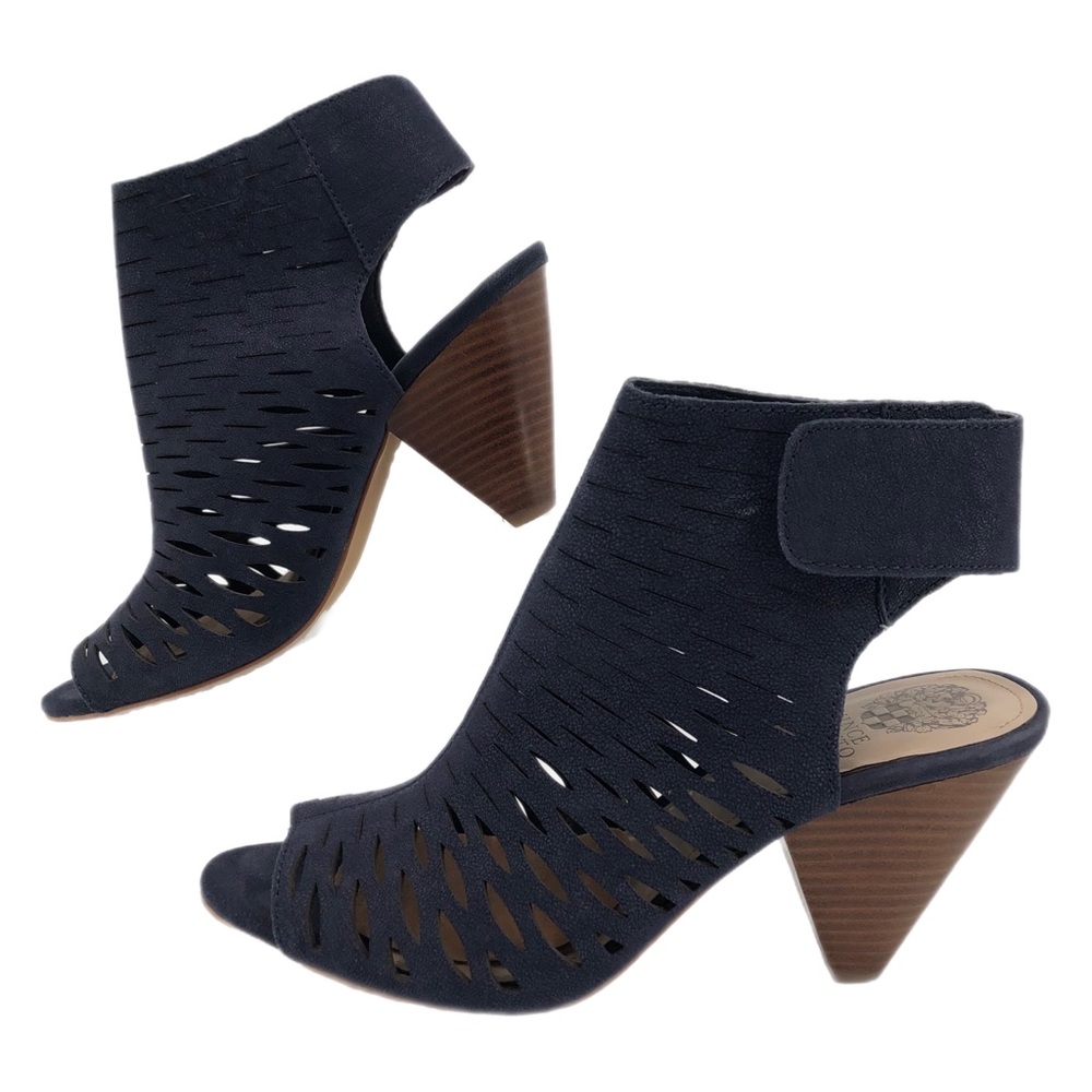 Vince Camuto Blue Breathable Adjustable Heels