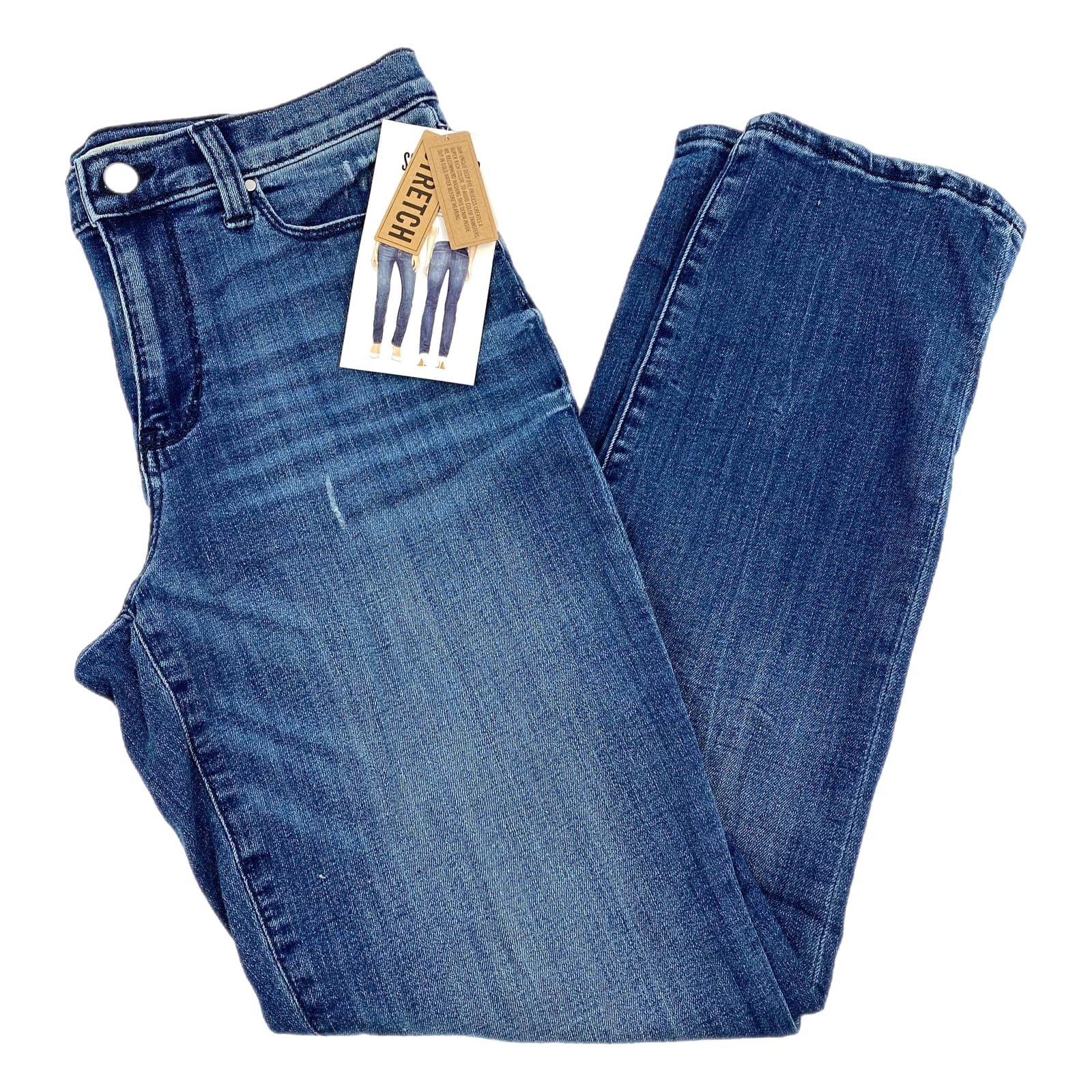 DKNY Medium Wash Soho Mid-Rise Skinny Jeans