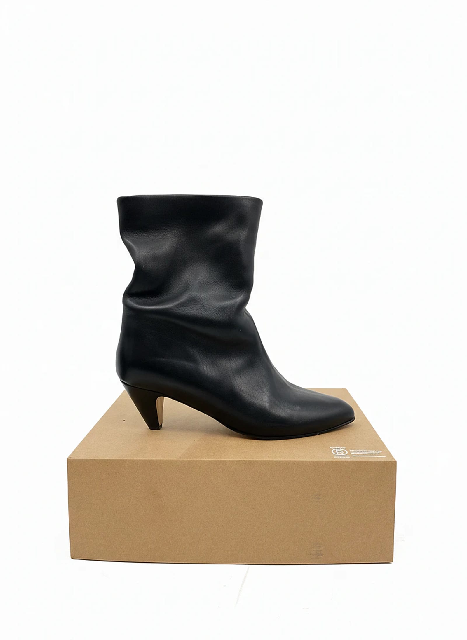 Anonymous Black Bully 50 Stiletto Ankle Boot