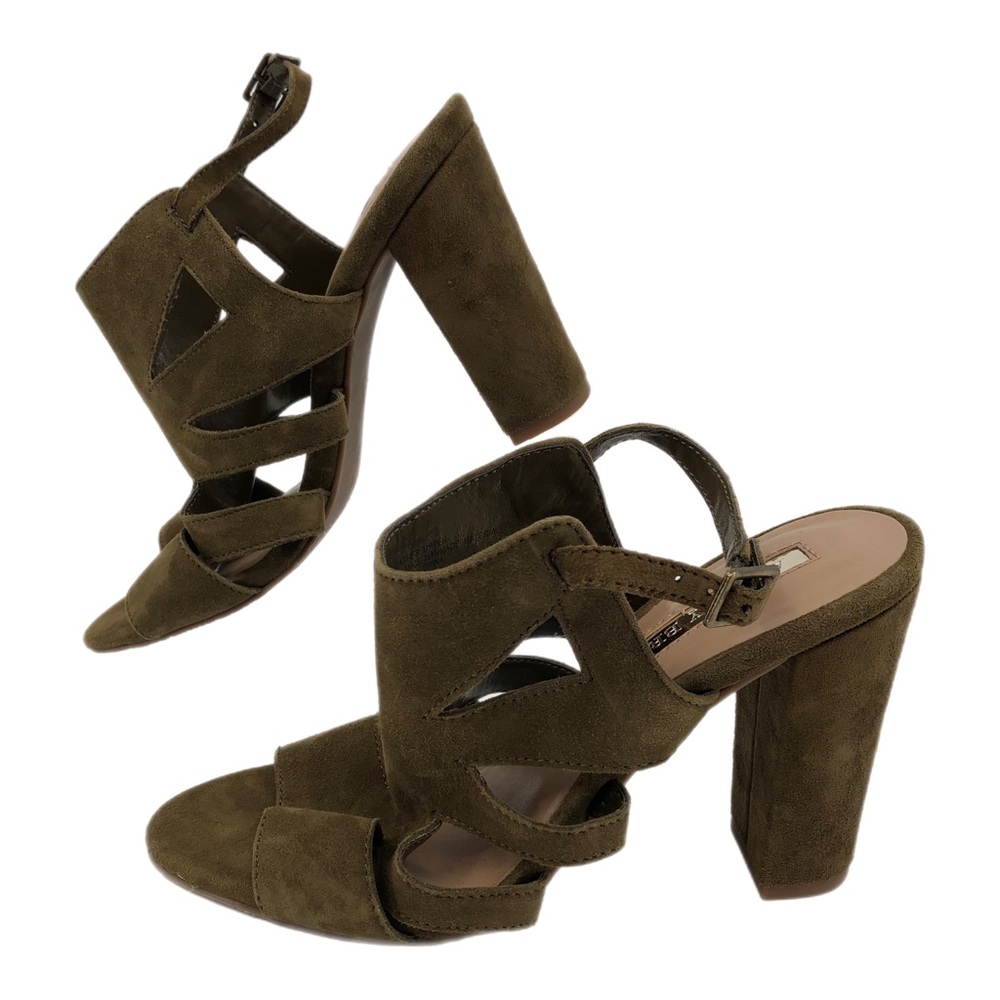 Audrey Brooke Tan & Green Breathable Sandal