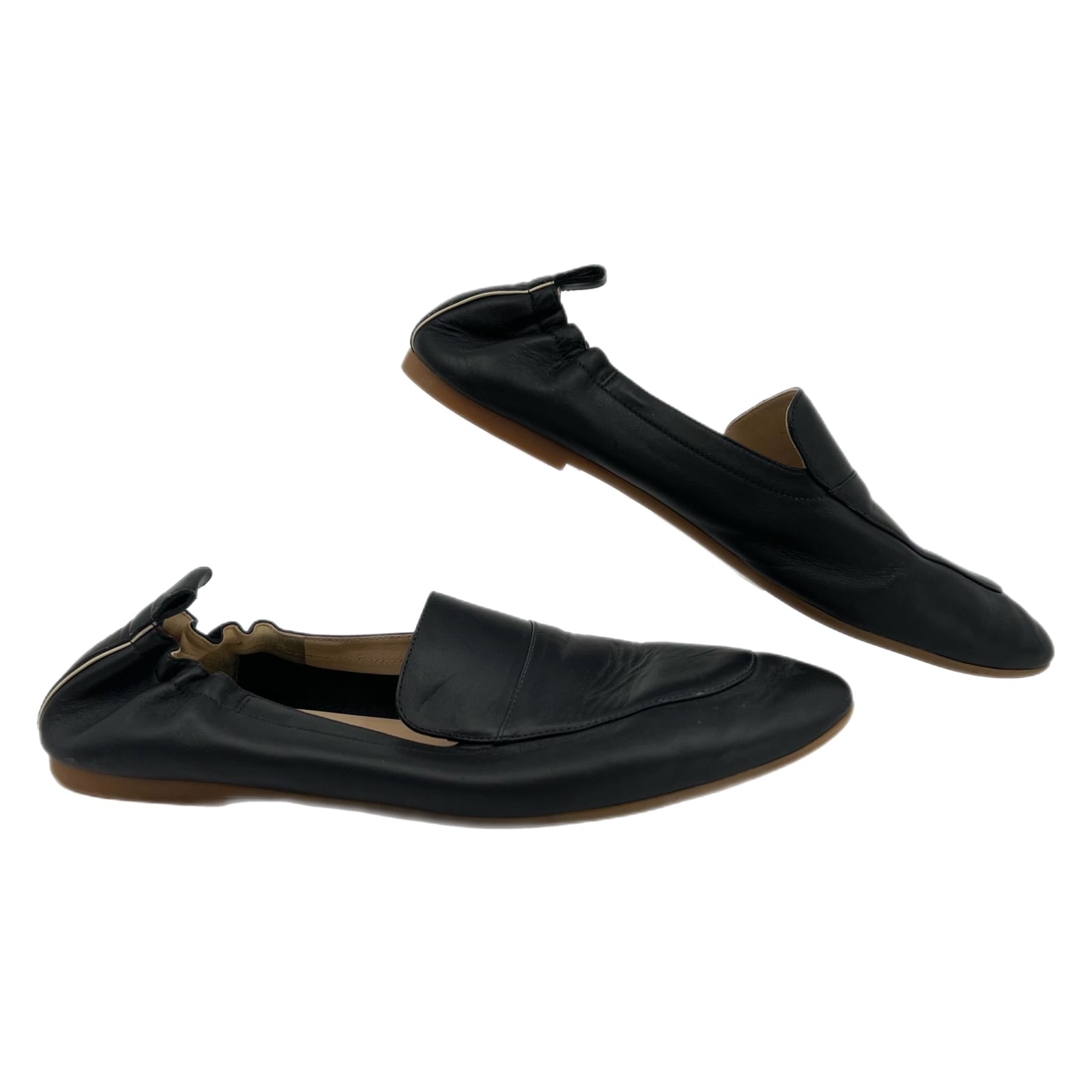 Everlane Black The Day Driver Leather Loafers