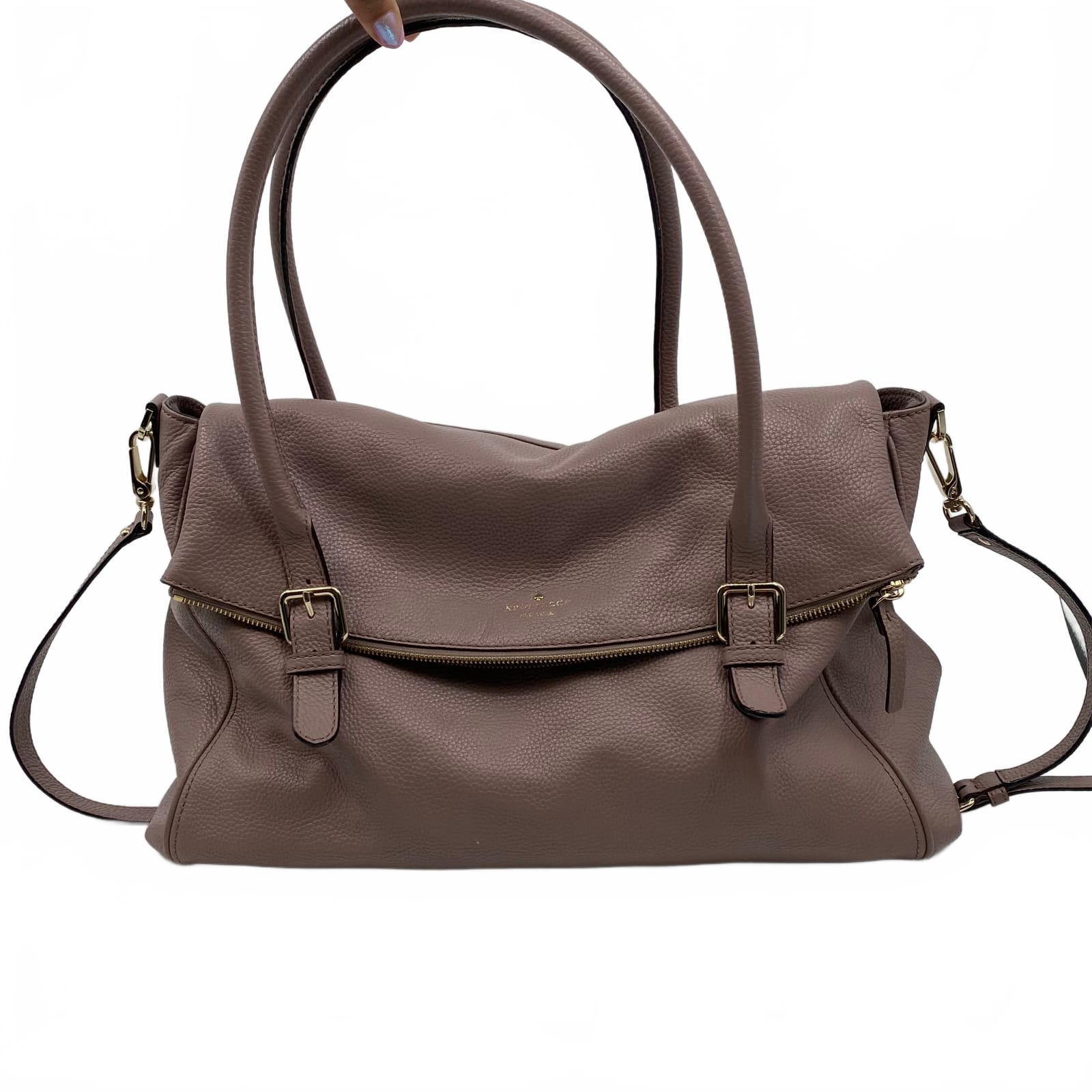 Kate Spade Mauve Leather Shoulder Bag