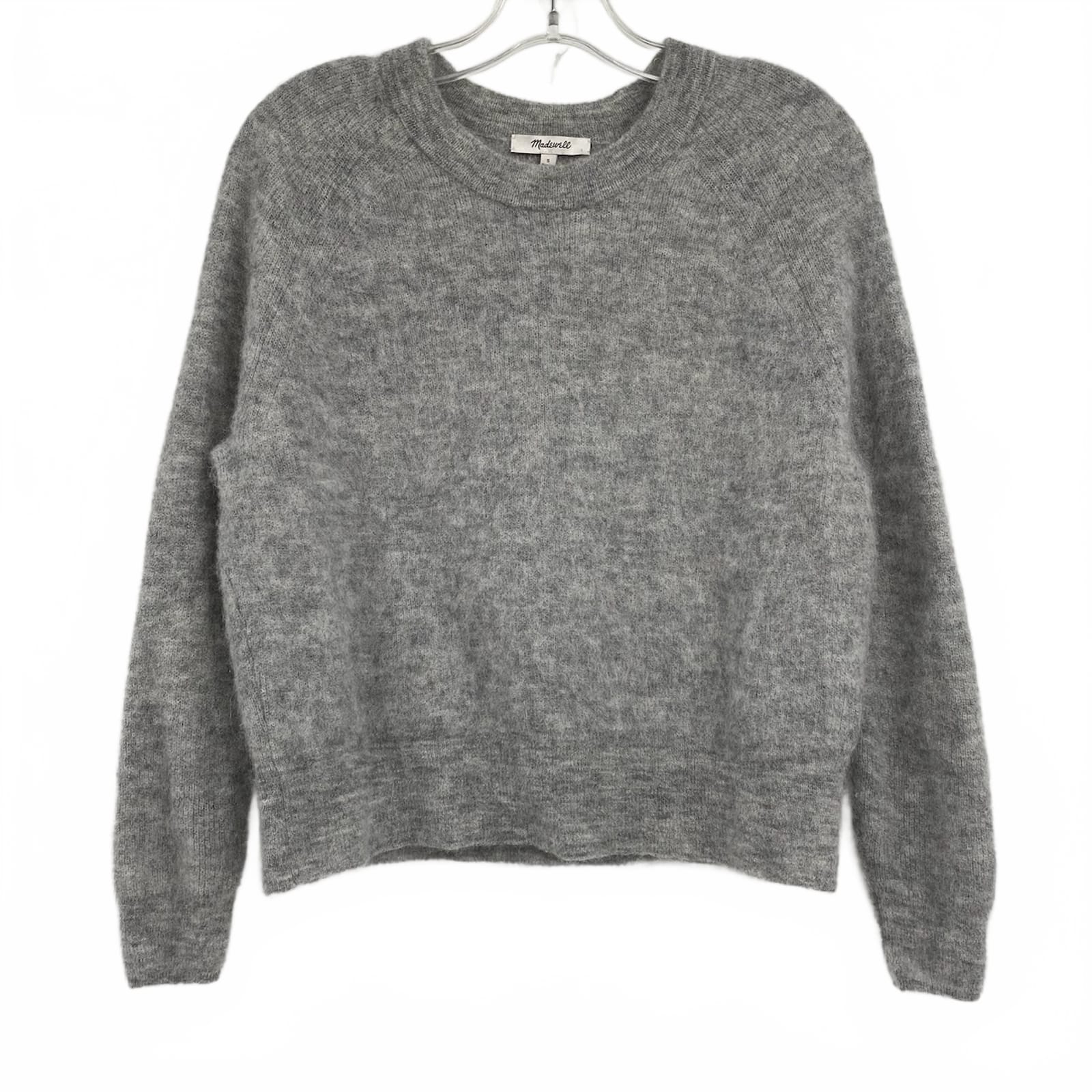 Madewell Gray Alpaca Blend Knit Sweater