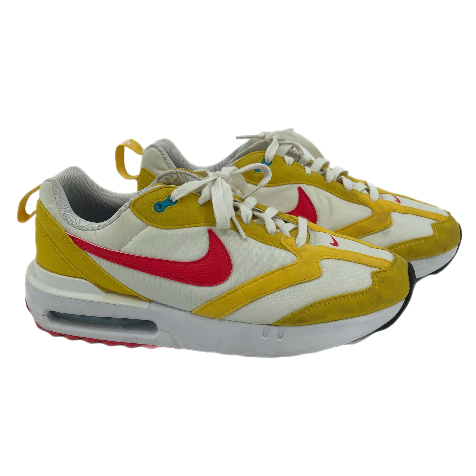 Nike White & Yellow Athletic Sneakers