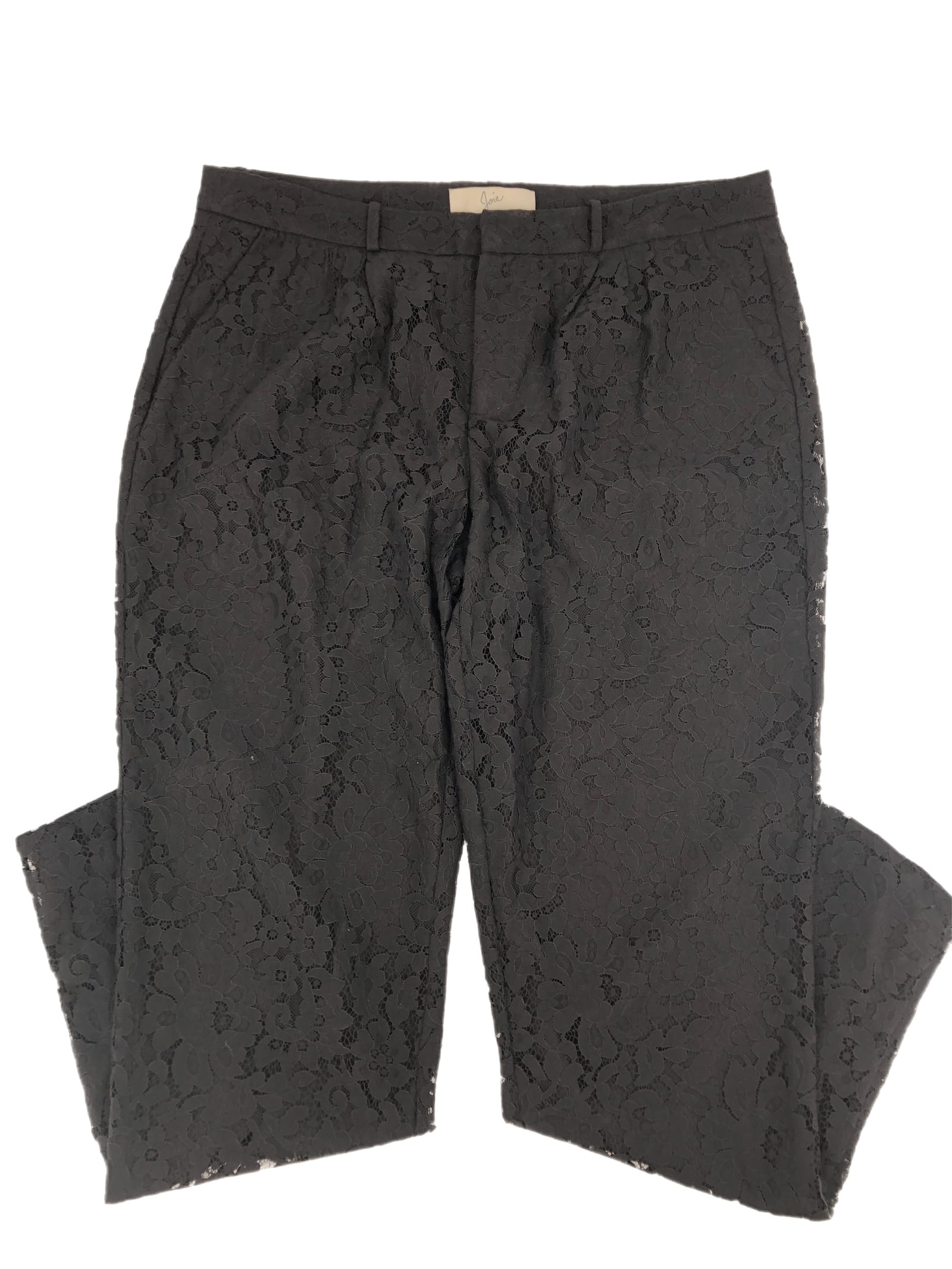 Joie Black Straight Leg Ankle Pants