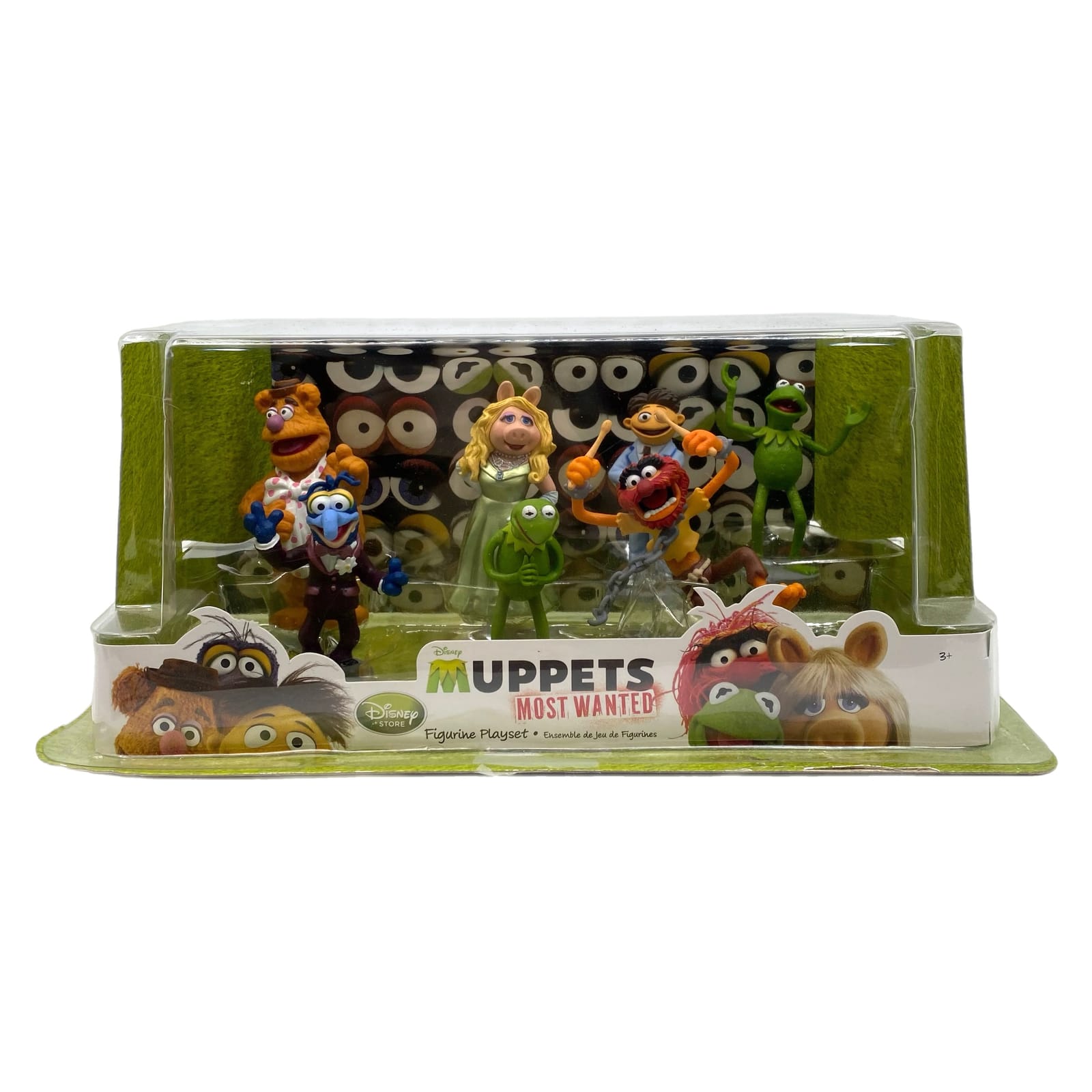 Disney Green Muppets Most Wanted 7 Figurine Playset