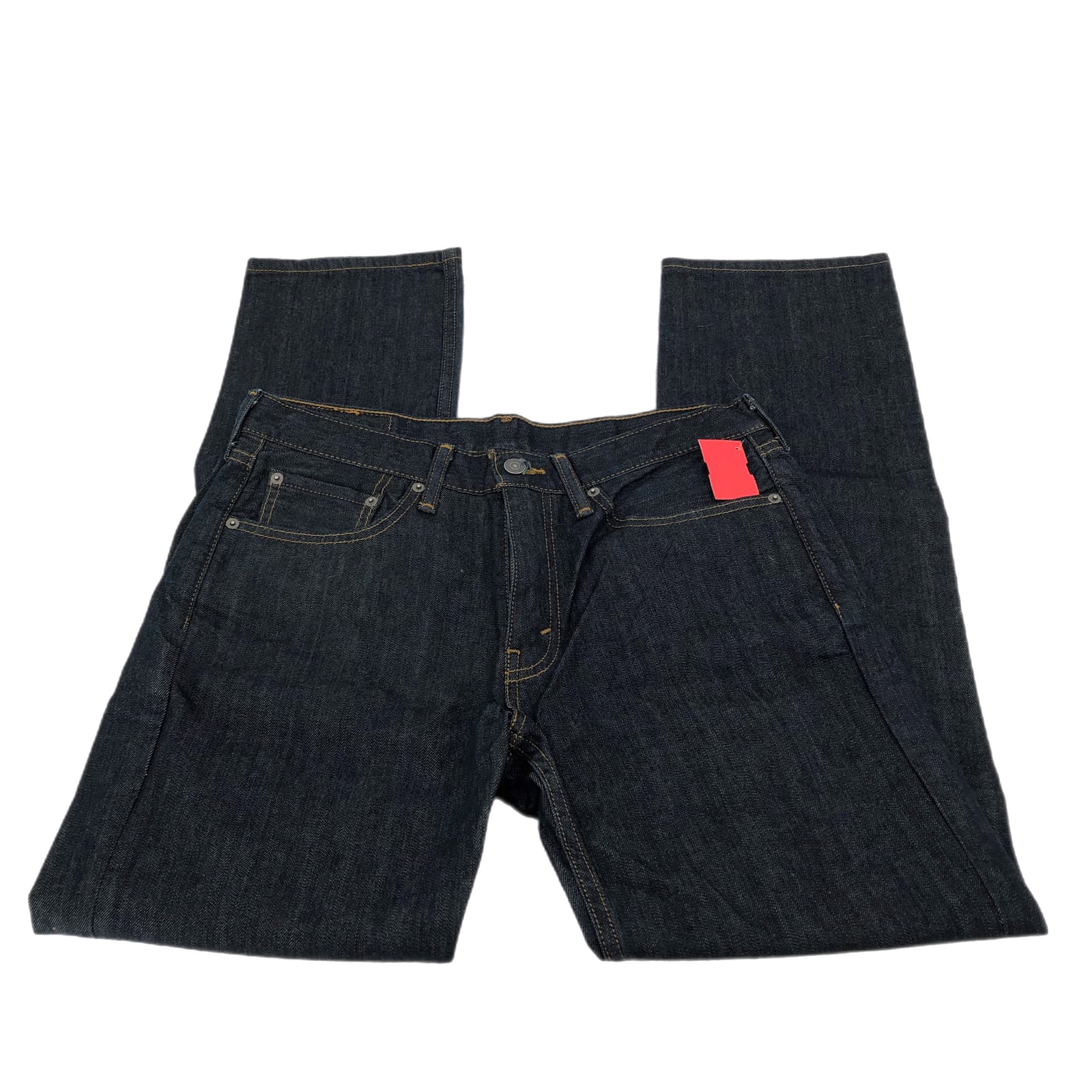 Levi's Blue Straight Mid-Rise Jeans