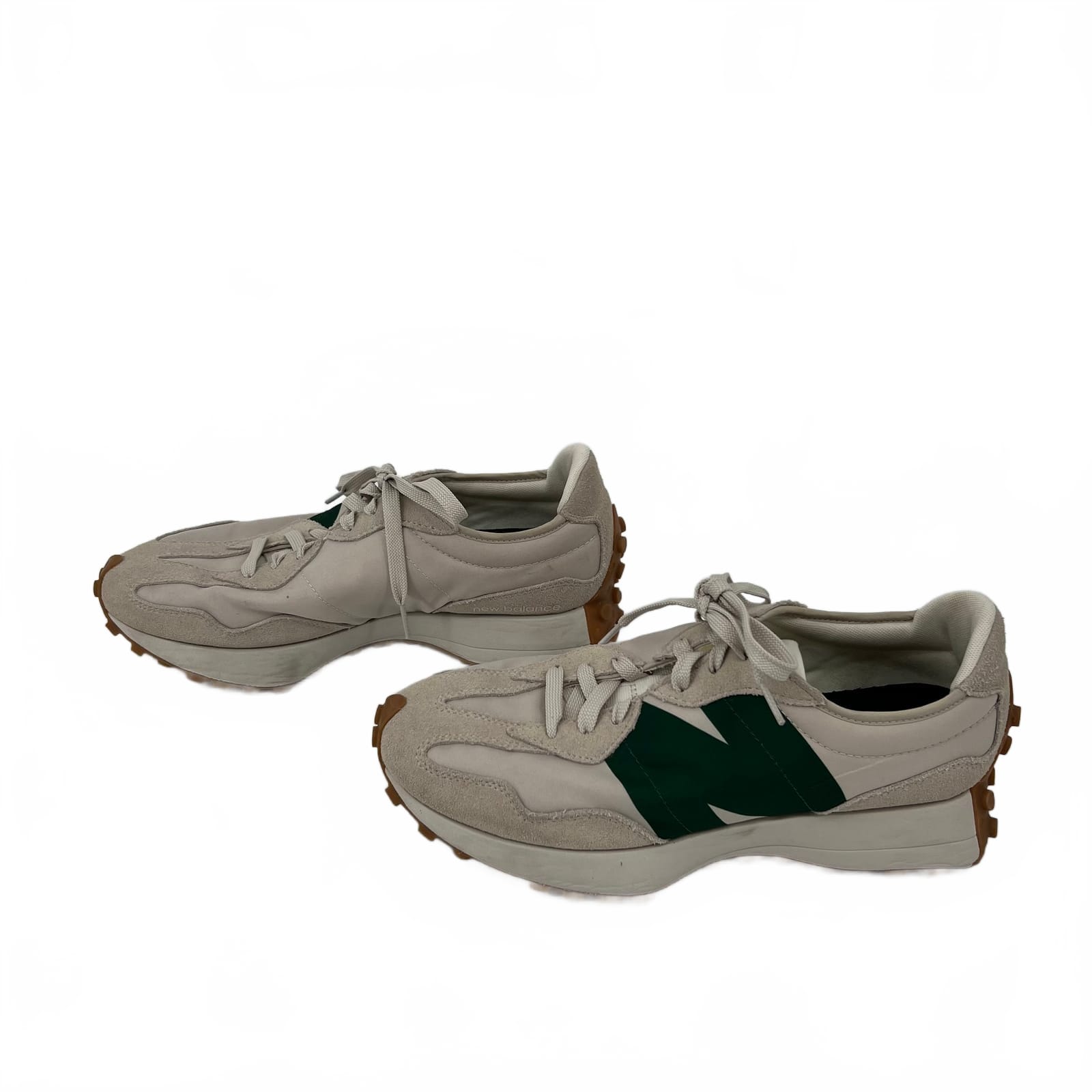 New Balance Beige Green Sneakers