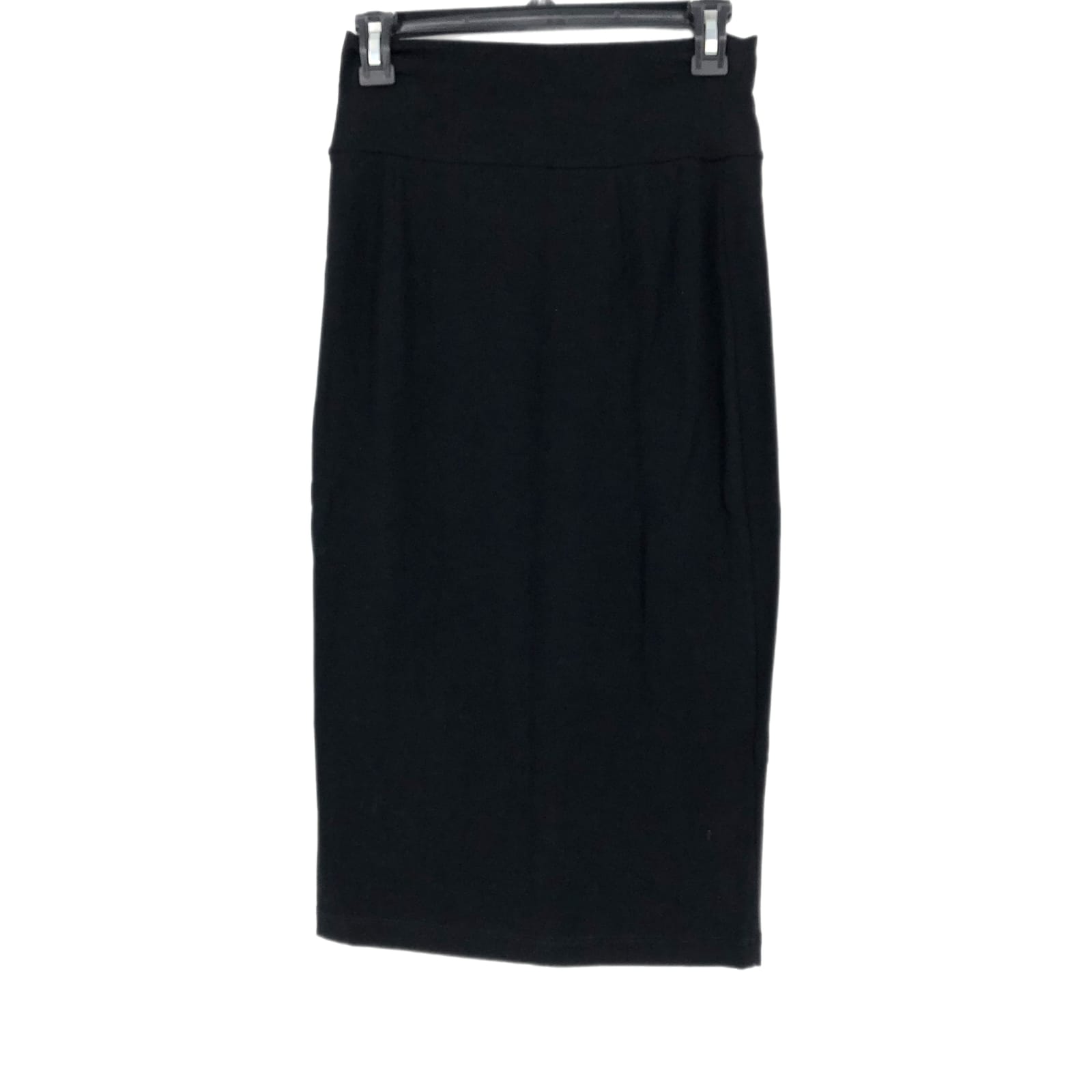 Eileen Fisher Black Straight & Pencil Midi Skirt