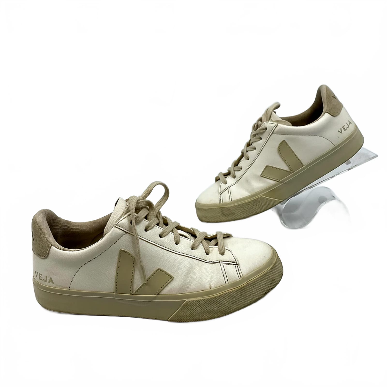 Veja White Leather Sneakers