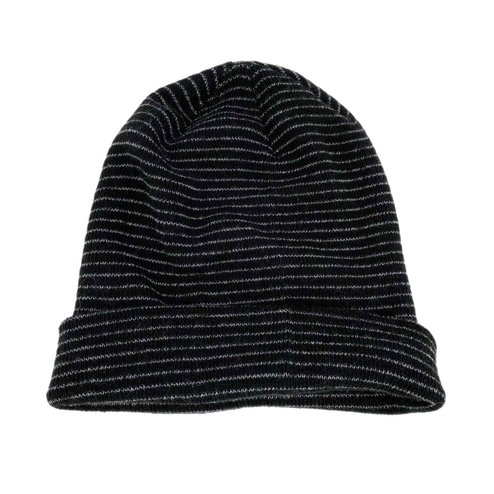 Travis Matthew Black & White Striped Beanie