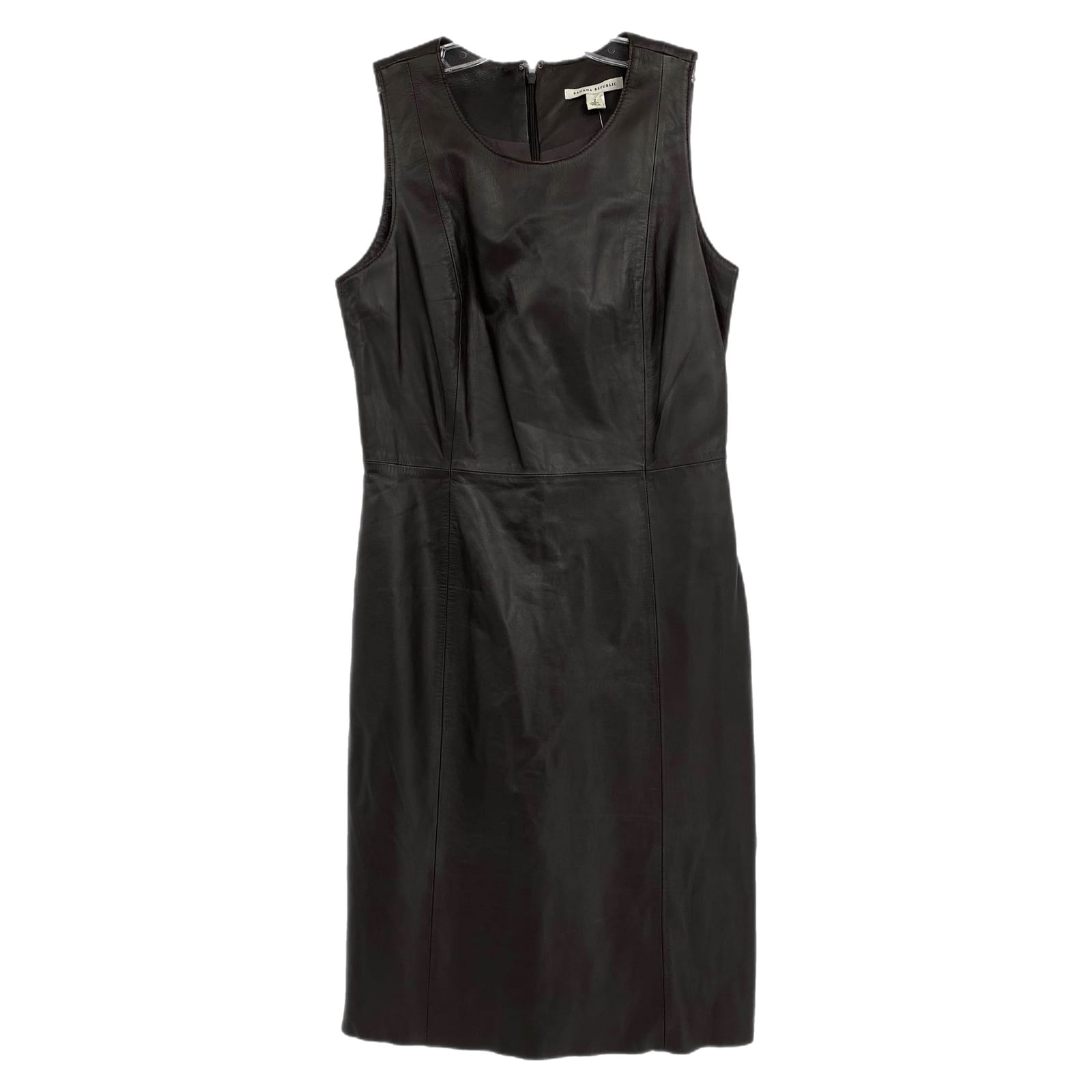 Banana Republic Brown Leather Mini Dress
