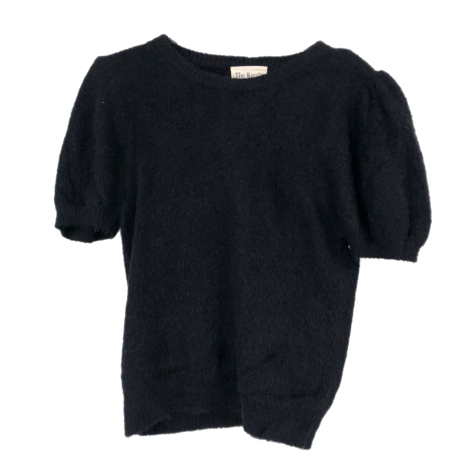 Classic Black Fuzzy T-Shirt