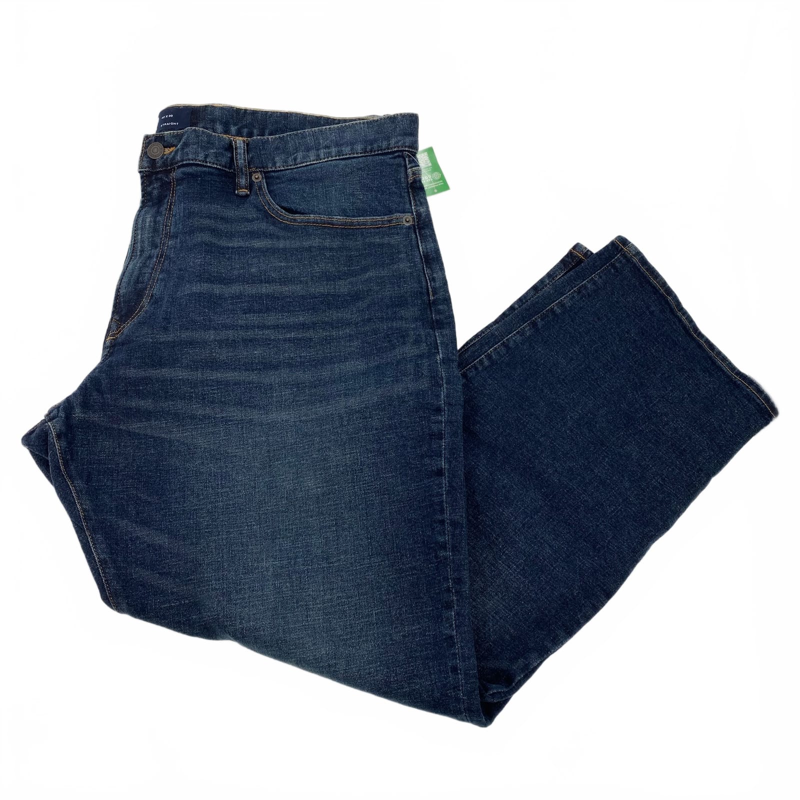 GAP Jeans Blue Straight Cotton Blend Regular 42