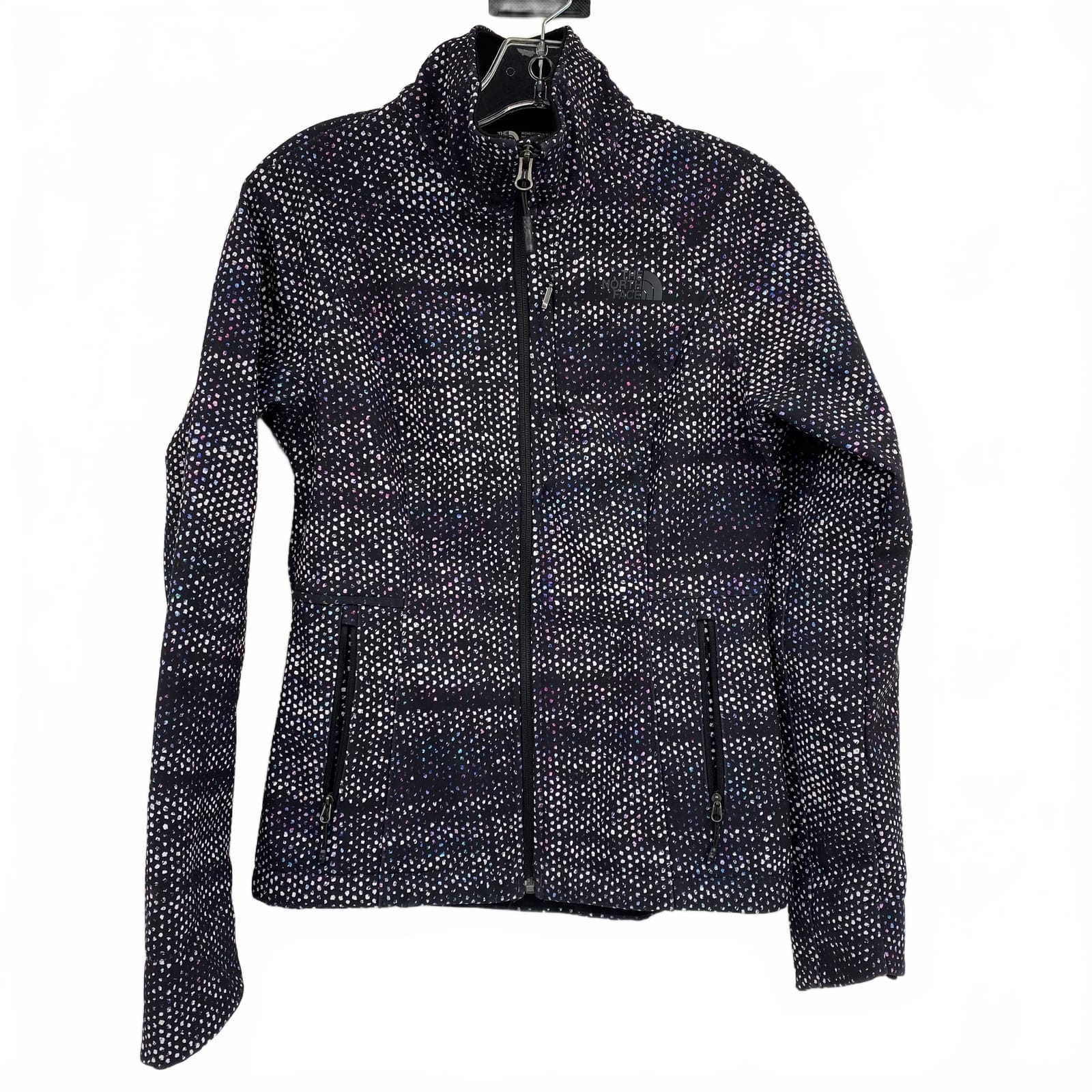 The North Face Black Polka Dot Synthetic Ski Jacket