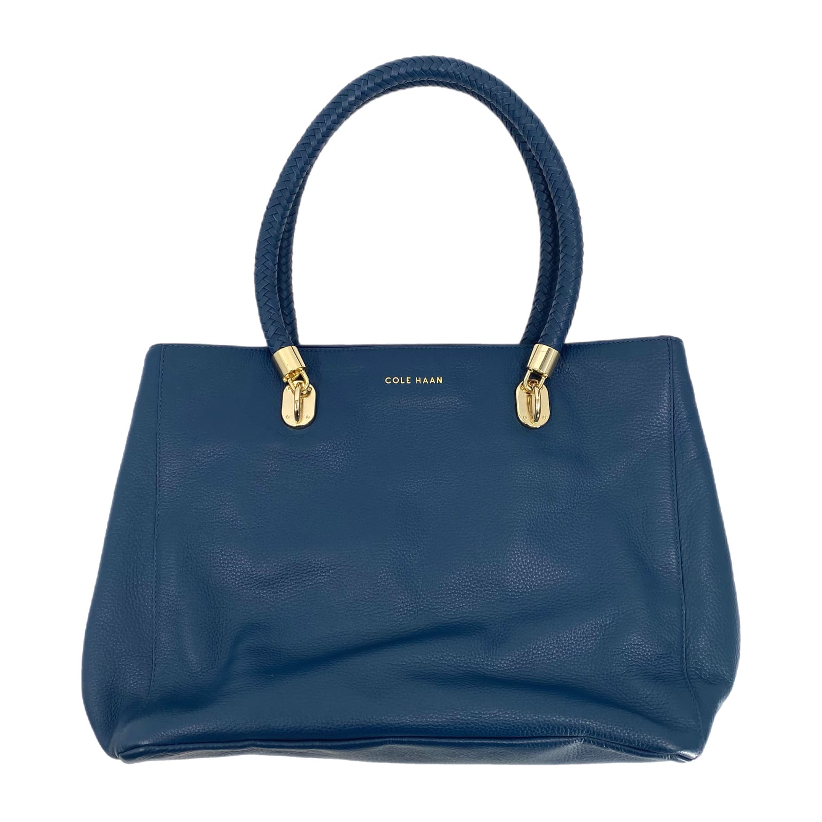 Cole Haan Blue Leather Shoulder Bag