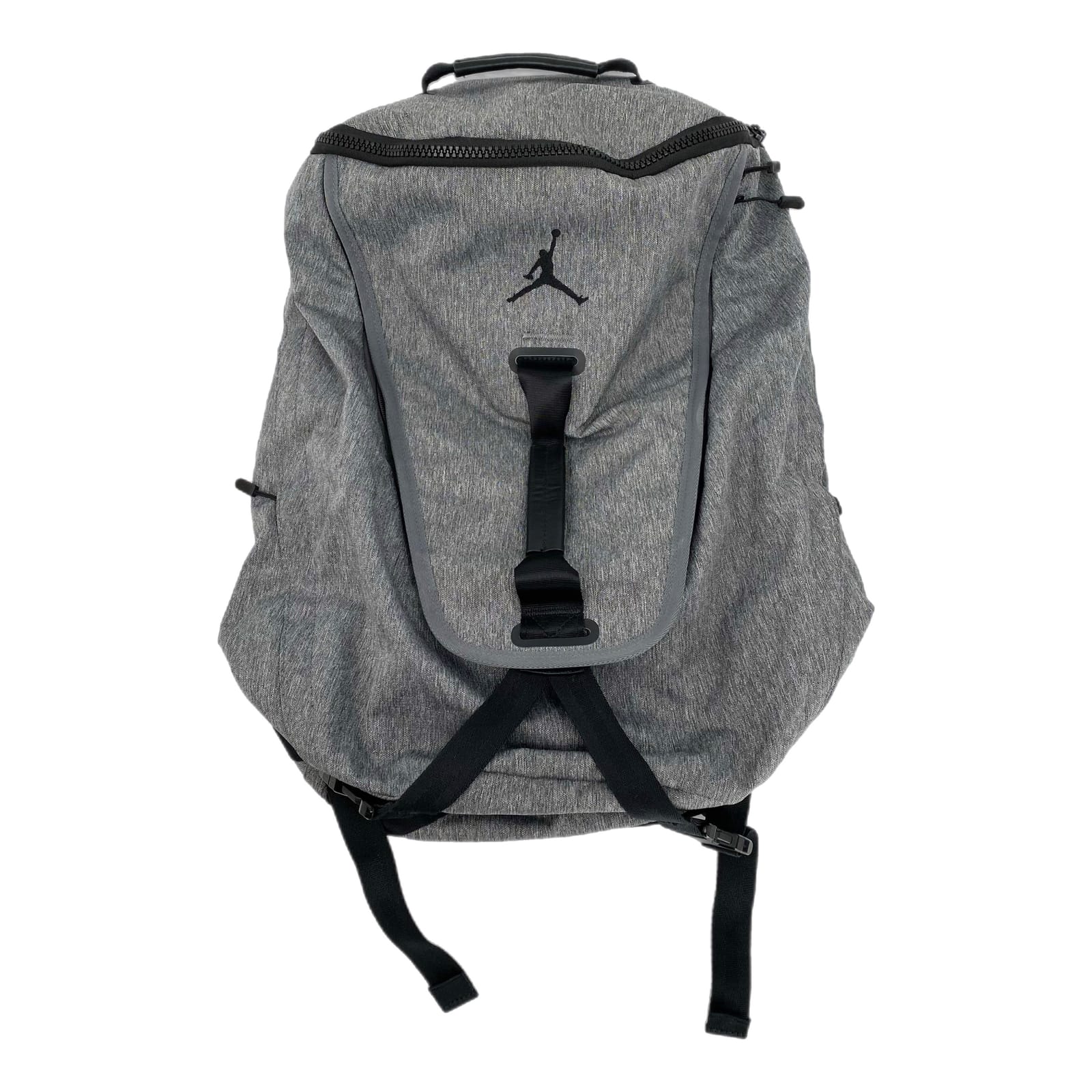 Nike Gray Black Air Jordan Expandable Backpack