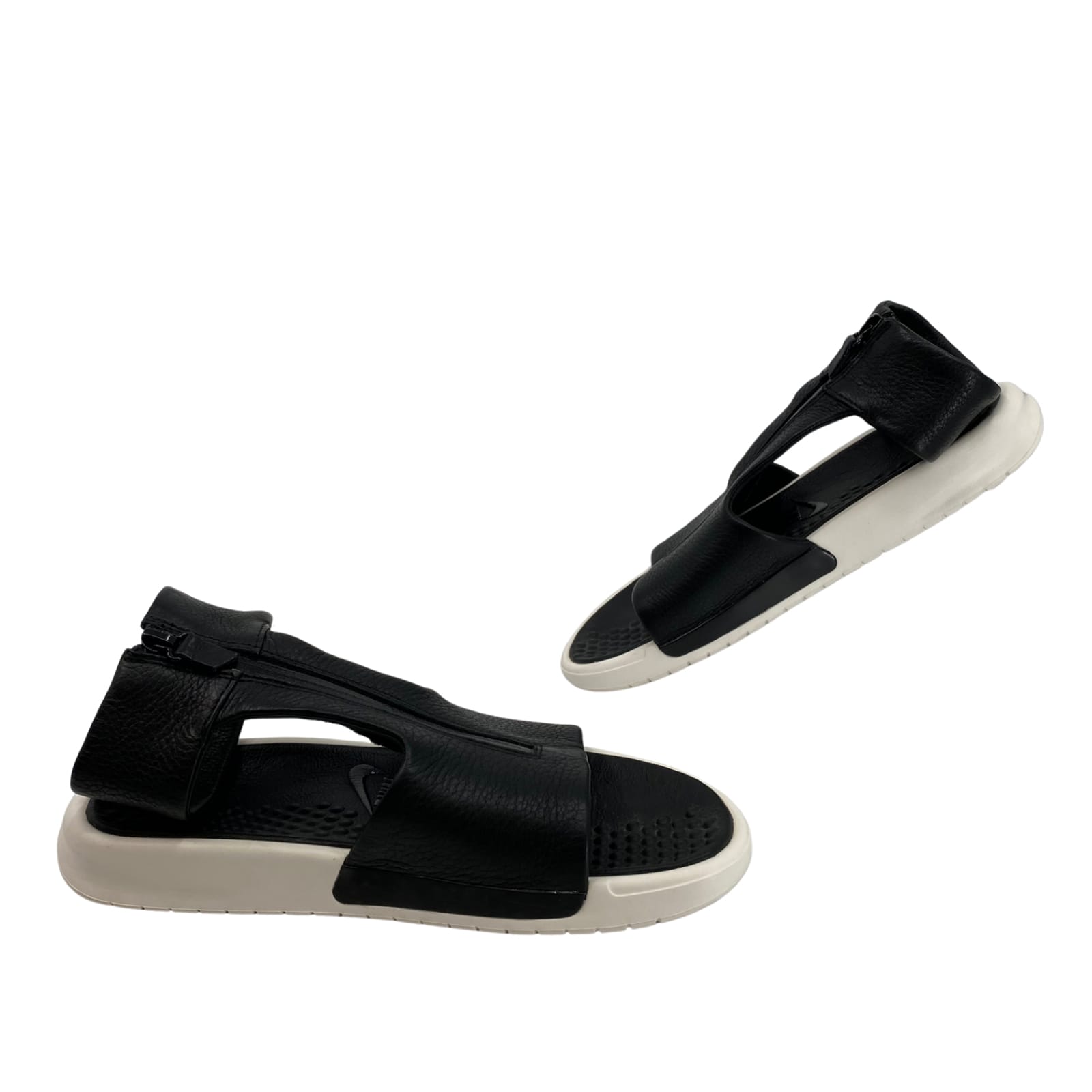 Nike Black Benassi Cuff Lux Sandals