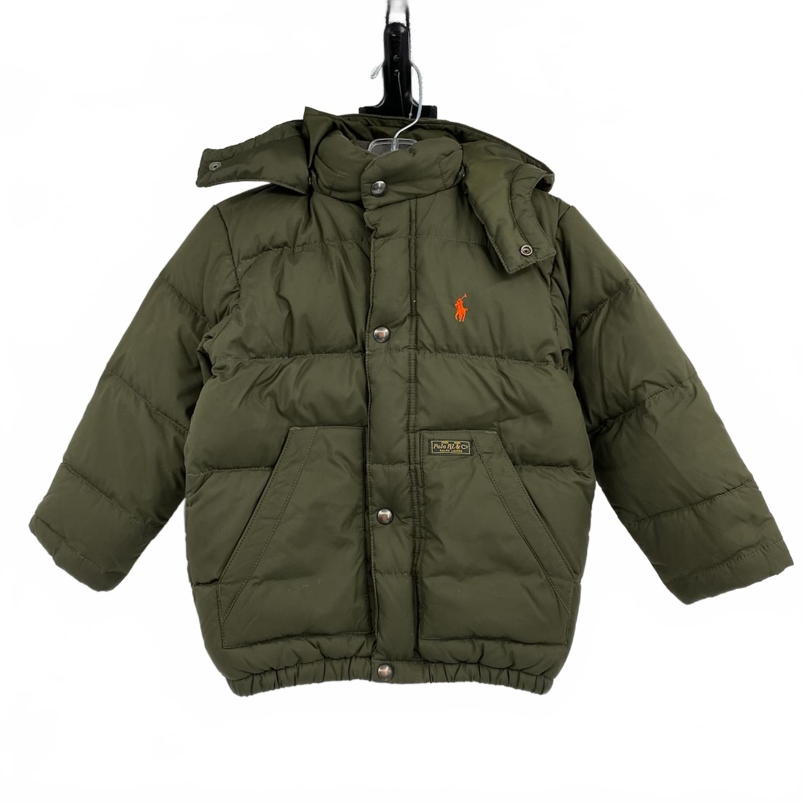 Polo Ralph Lauren Green Down-Filled Puffer Coat