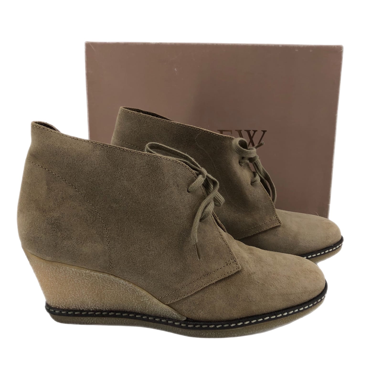 J Crew Tan MacAlister Wedge Boots
