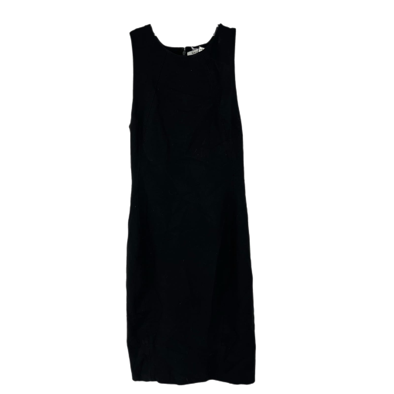 Babaton Black Sleeveless Midi Dress