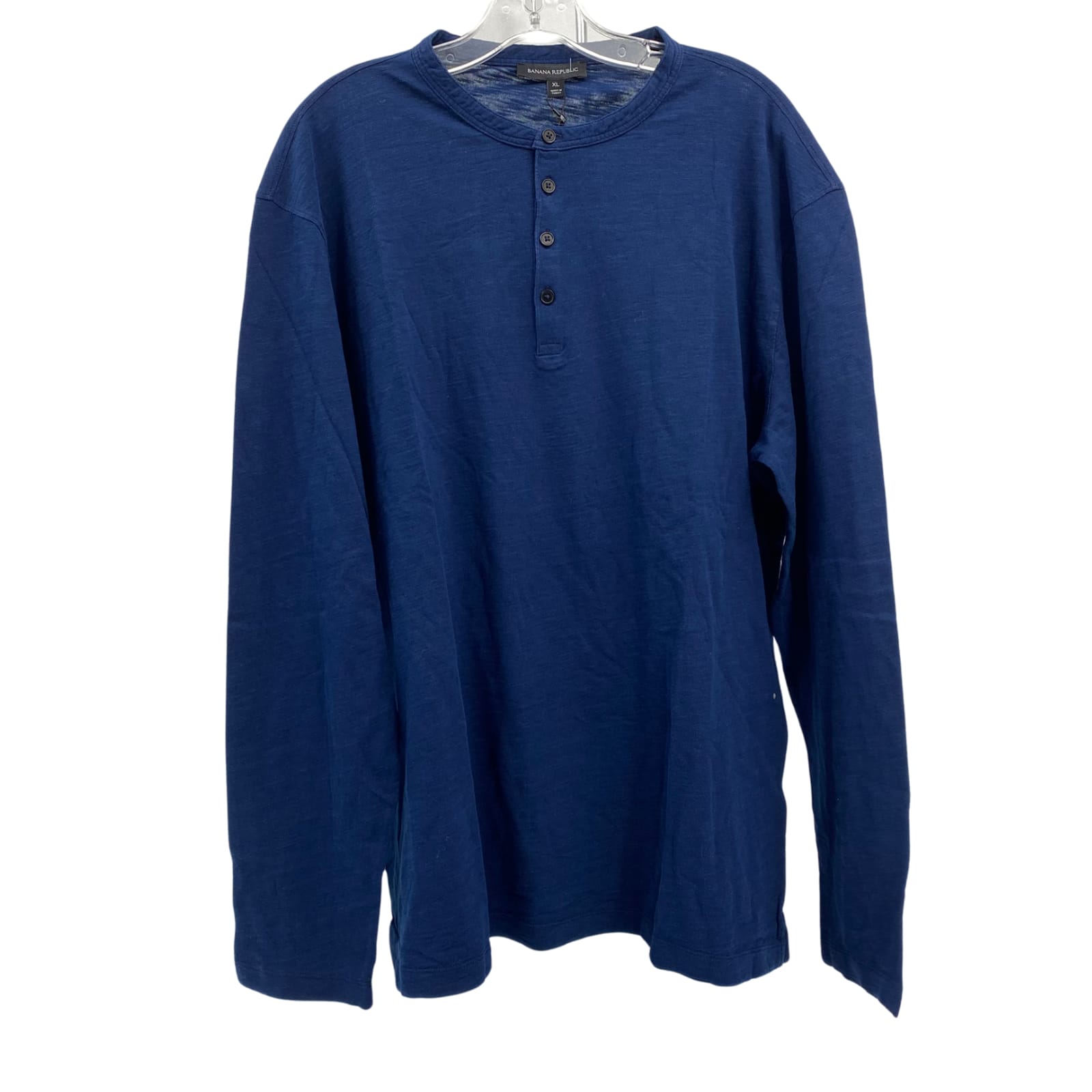 Banana Republic Blue Classic Long Sleeve T-Shirt