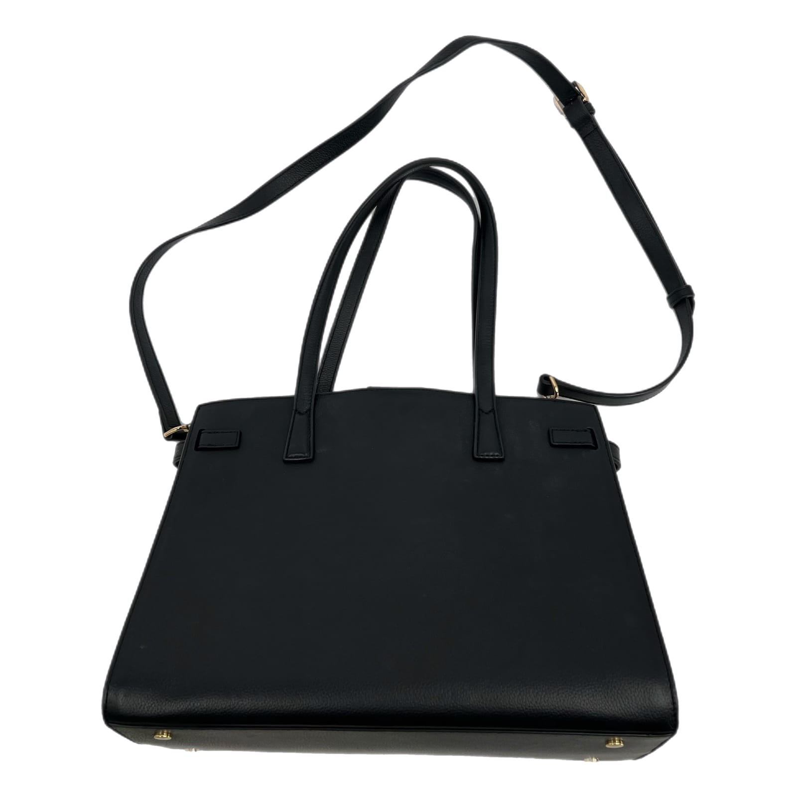 Quince Black Leather Classic Satchel