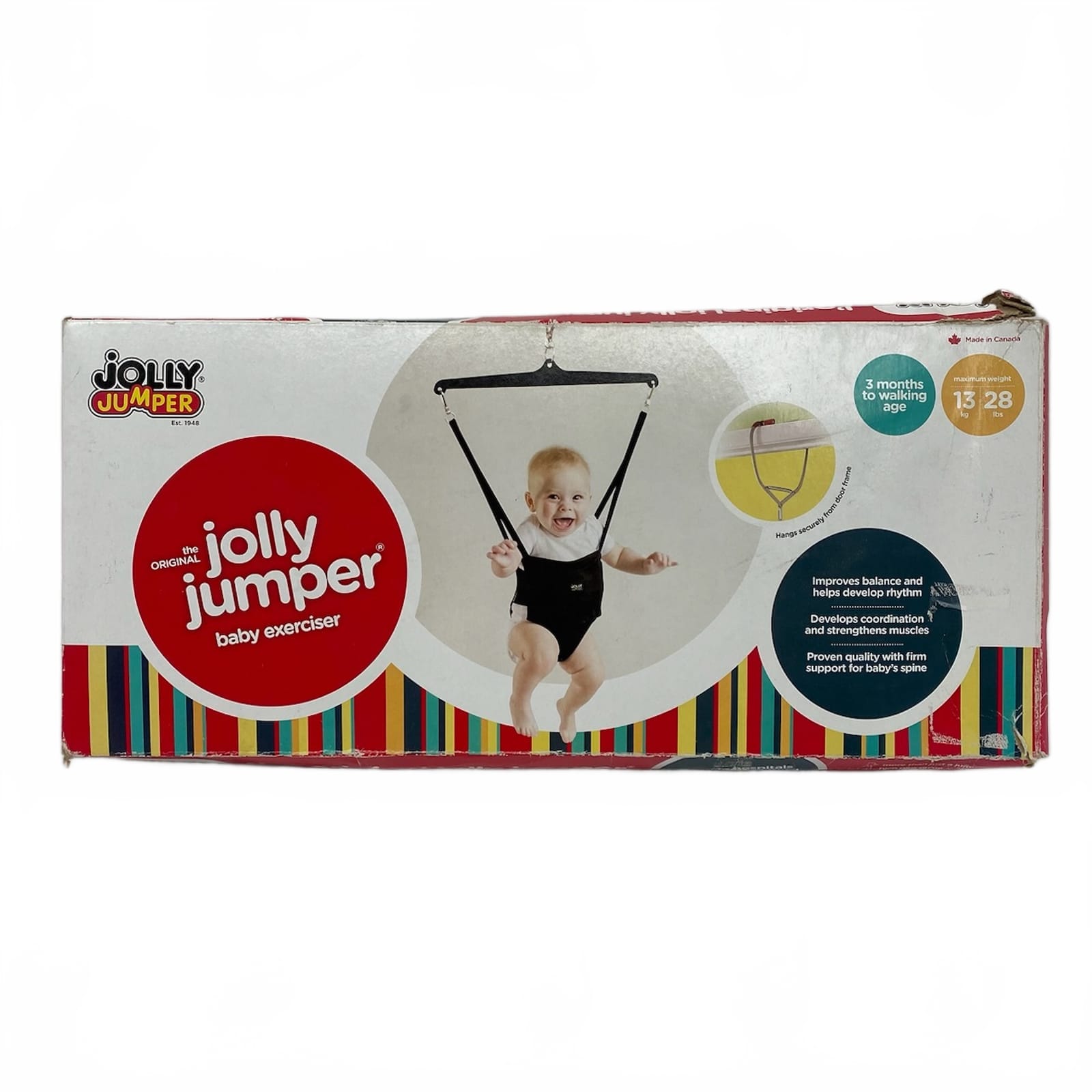 Jolly Jumper Black Bouncing Baby Exerciser