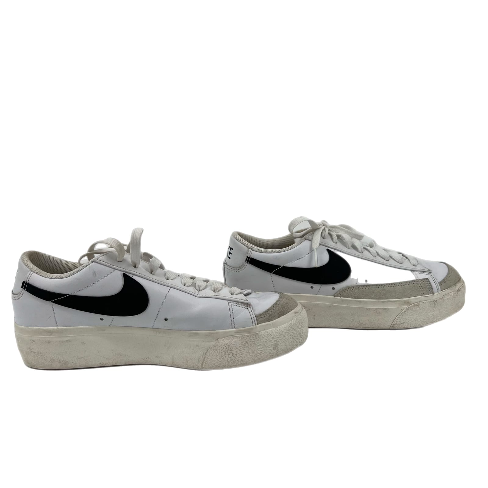 Nike White/Black Blazer Platform Sneakers