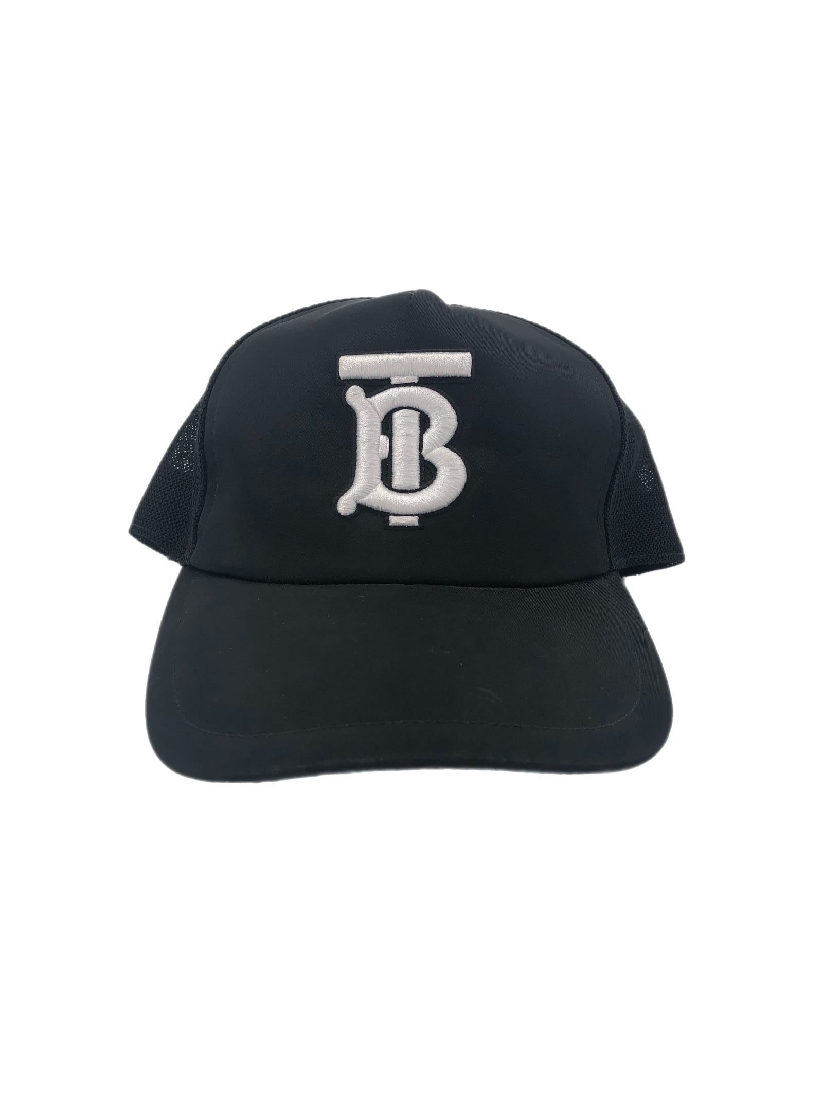 Burberry Black Adjustable Breathable Snapback Hat