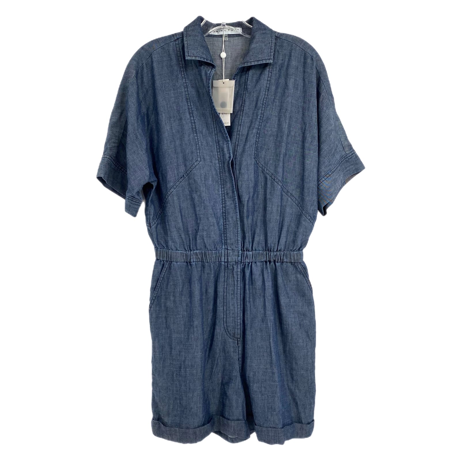 Trina Turk Blue San Joaquin Denim Romper
