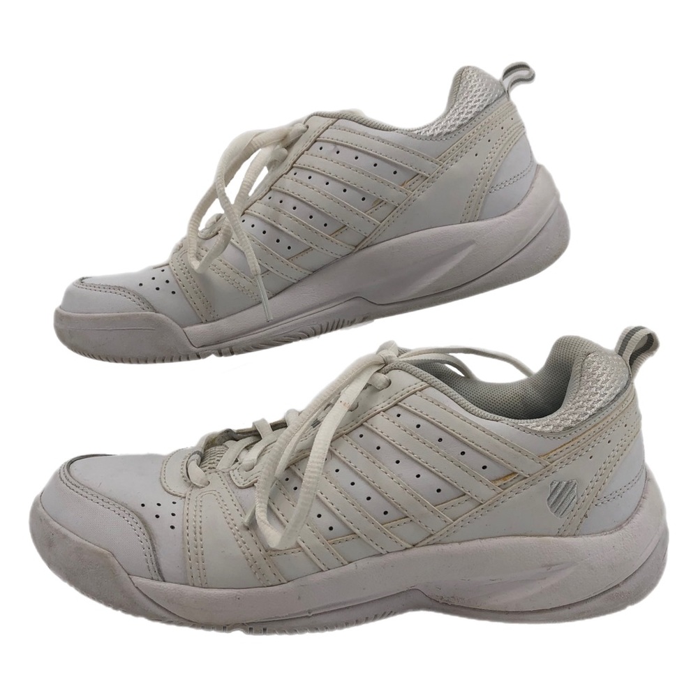 K Swiss White Breathable Comfort Sneakers