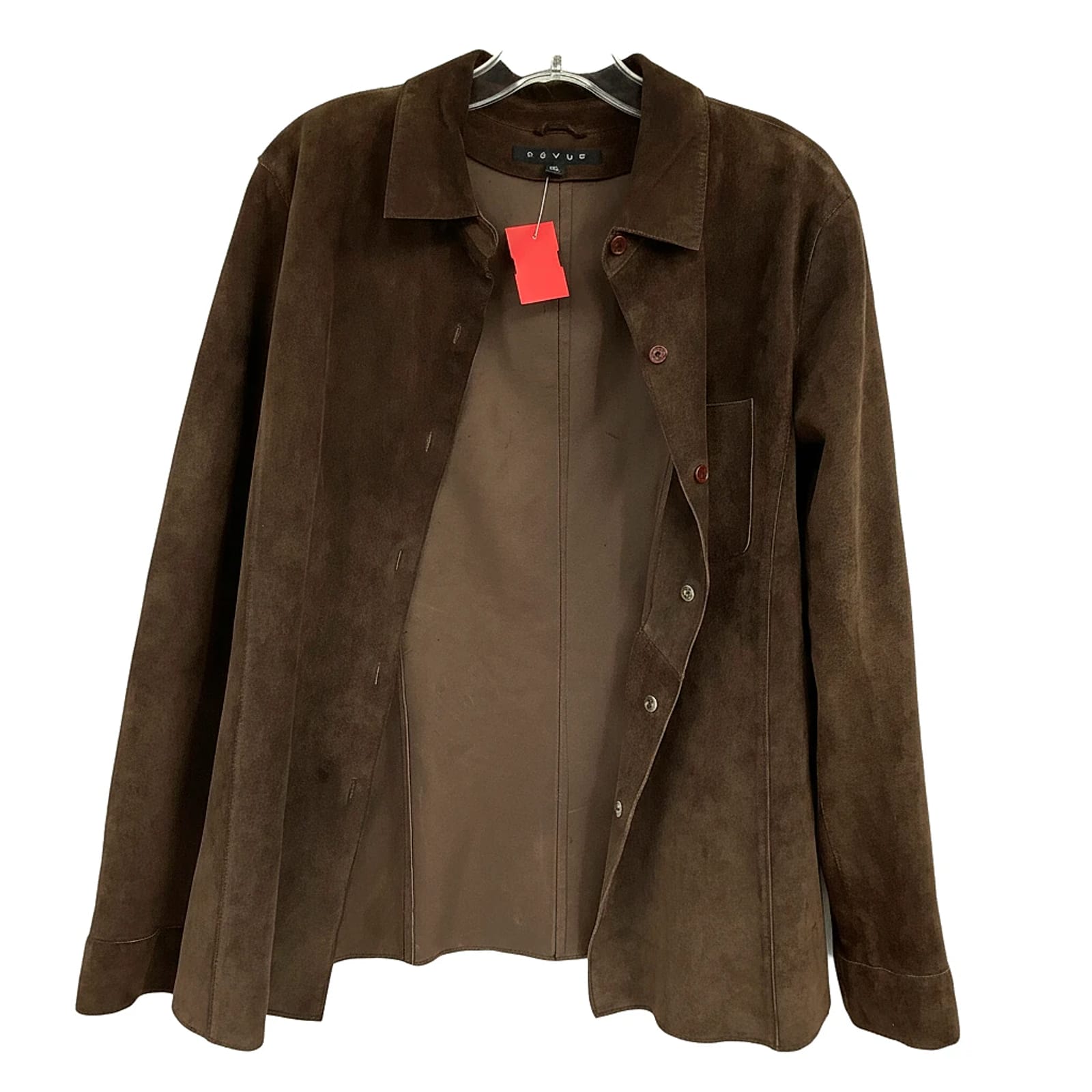 Revue Brown Leather Shacket