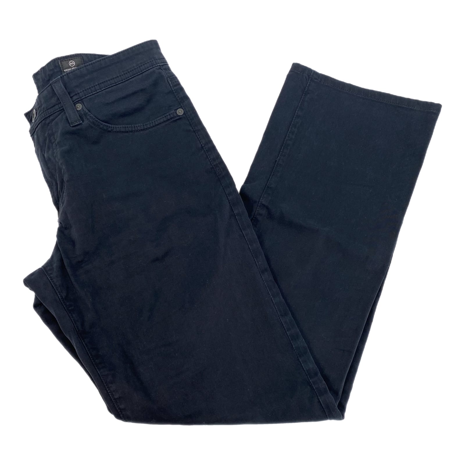 AG Adriano Goldschmied Black Protege Straight Leg Pants