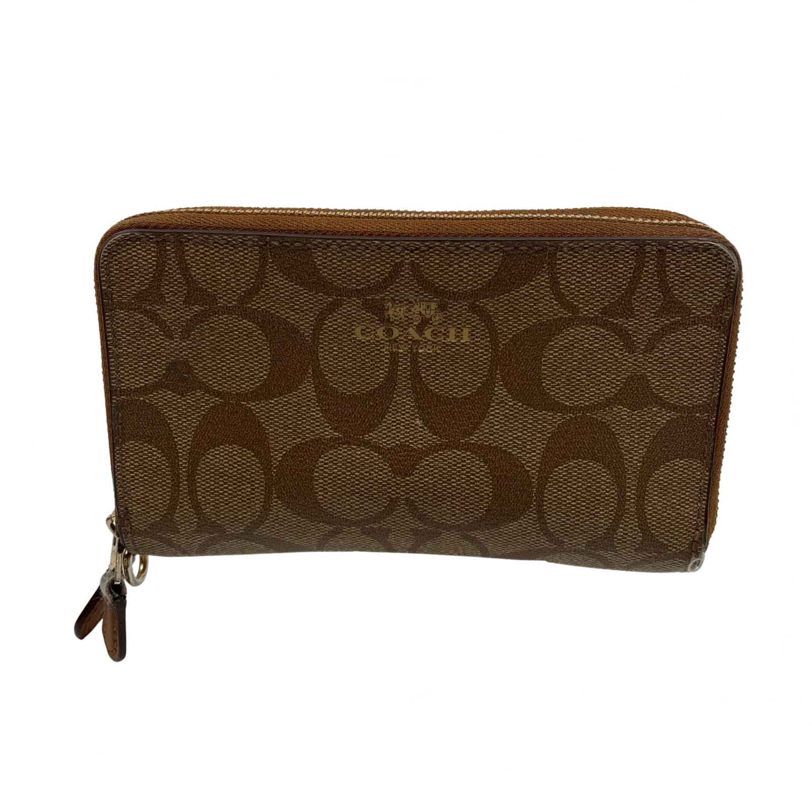 Coach Brown Leather Clutch Wallet