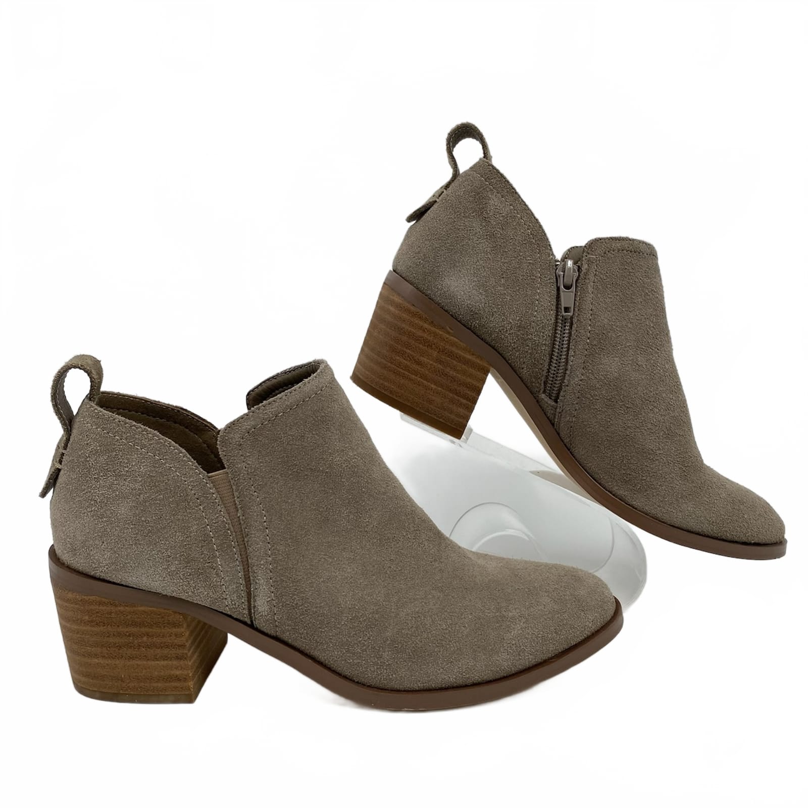 Steve Madden Gray Suede Ankle Boots