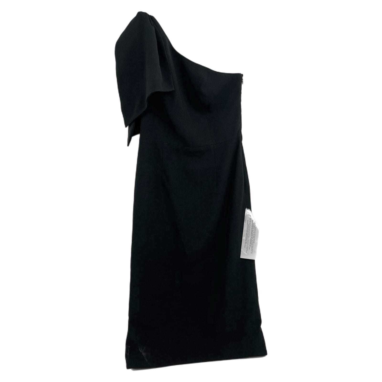 Dress the Population Black One Shoulder Midi Dress