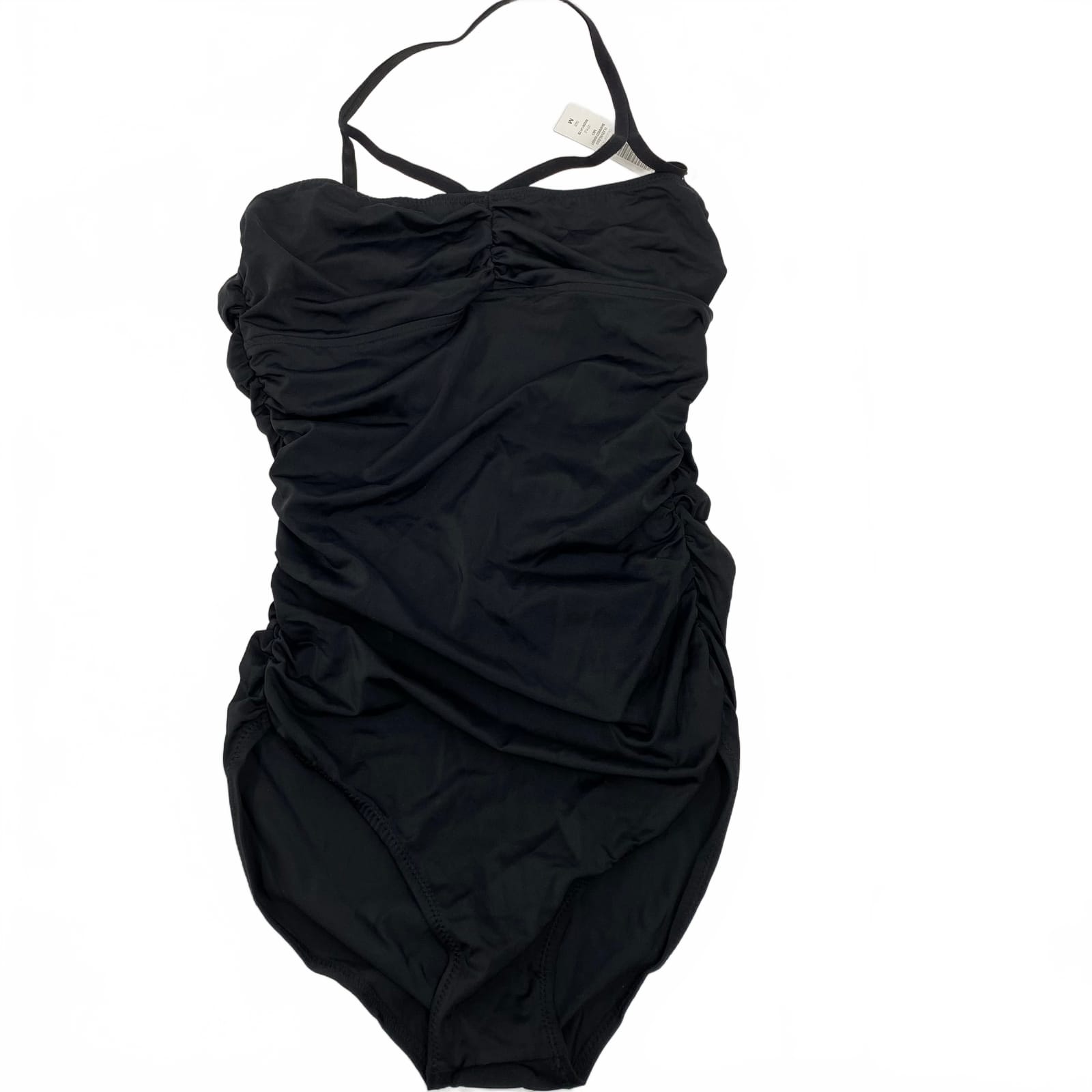 Kamalikultur Black Ruched Swim One Piece| Women’s M