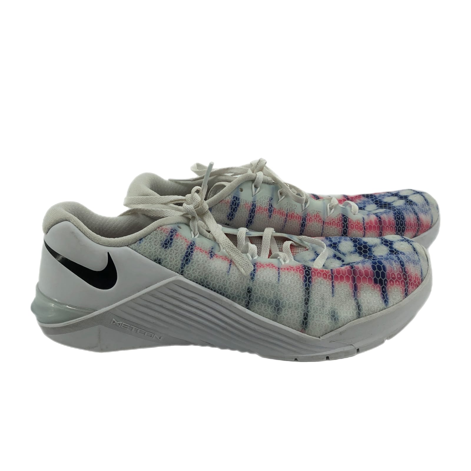 Nike White & Blue Athletic Sneakers